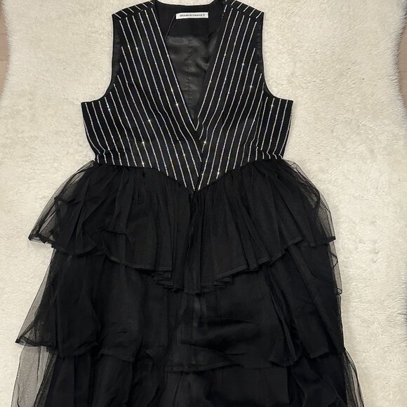 T by Alexander Wang Oreille tulle mini dress SZ M - Picture 1 of 6